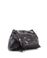 Pre-Owned Gucci Medium Soho Chain Strap Shoulder Bag Patent