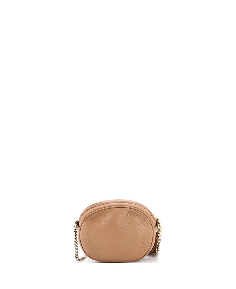 Pre-Owned Gucci Mini Soho Chain Bag Leather