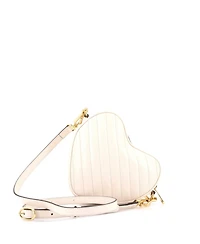Pre-Owned Gucci Mini Interlocking G Heart Shoulder Bag Diagonal Quilted Leather