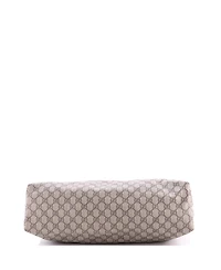 Pre-Owned Gucci Large Plus Tote Gg Coated Canvas with Leather