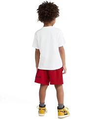 Jordan Boys' 4-7X Stretch T-Shirt & Shorts, 2-Piece Set