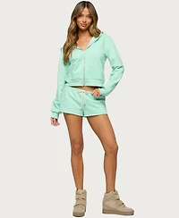 Edikted Women's Lynette Zip Up Hoodie