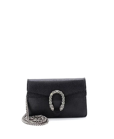 Pre-Owned Gucci Super Mini Dionysus Bag Leather