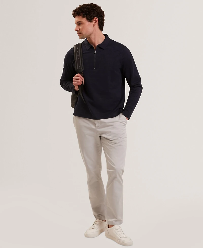 Ted Baker Men's Long-Sleeve Polo Shirt