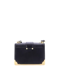 Pre-Owned Prada Small Cahier Crossbody Bag Embellished Leather