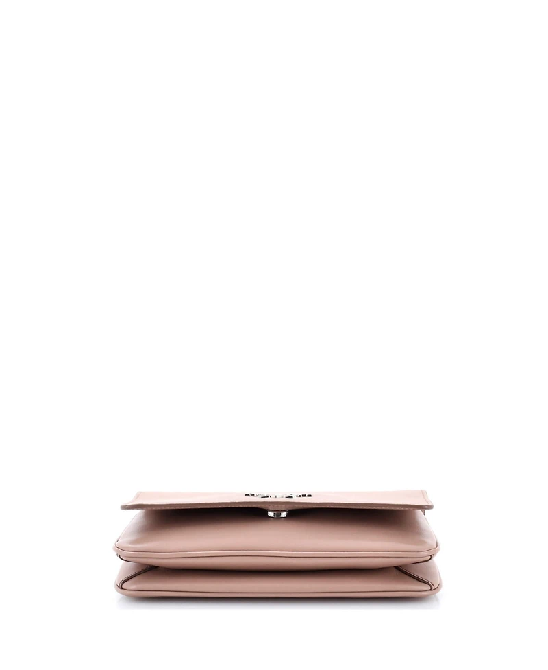 Pre-Owned Prada Small Chain Flap Crossbody Bag Saffiano and Soft Calf