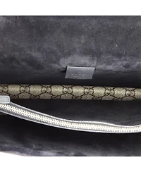 Pre-Owned Gucci Medium Dionysus Bag Gg Coated Canvas