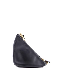 Pre-Owned Prada Mini Double Symbole Triangle Bag Leather and Jacquard