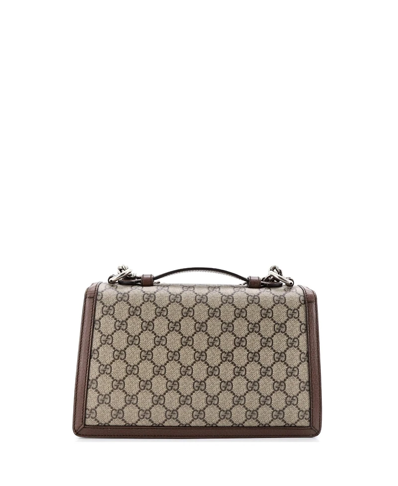 Pre-Owned Gucci Small Dionysus Top Handle Chain Bag Gg Coated Canvas
