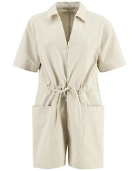 Barbour Women's Kirby Notched-Collar Playsuit