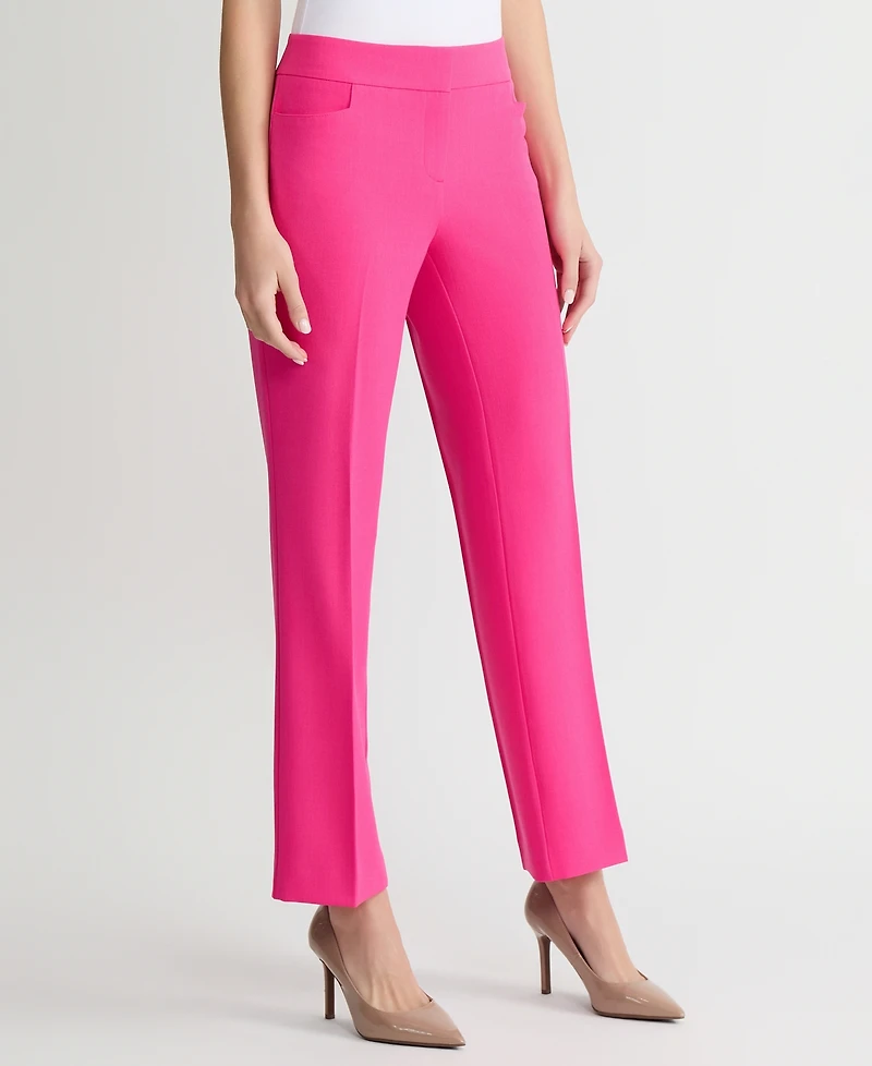 Kasper Women's Stretch-Crepe Straight-Leg Pants