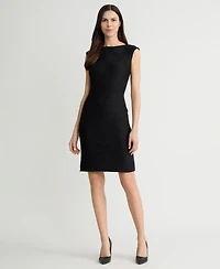 Kasper Women's Wave Knit Sheath Dress