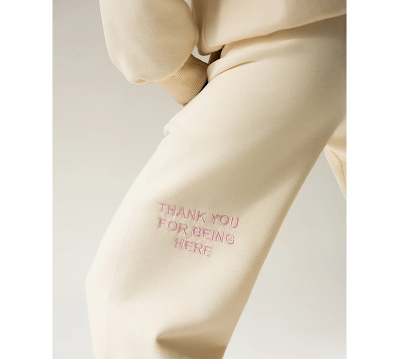 The Happy Camp3r Juniors' Thank You Straight-Leg Sweatpants