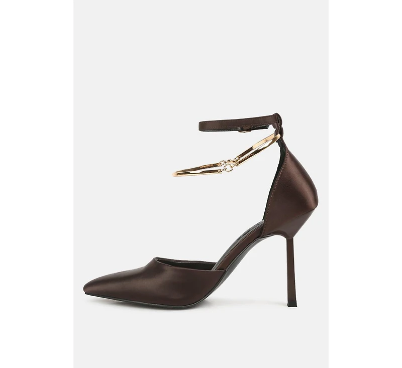 Hobnob Anklet Embellishment Stiletto Women's Sandals