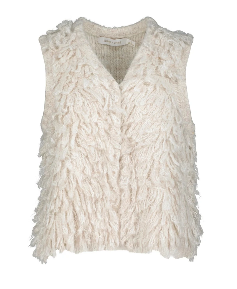 Bishop + Young Women's Miranda Fringe Sweater Vest