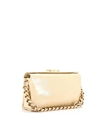 Pre-Owned Gucci Small Gg Soft Chain Handle Bag Patent