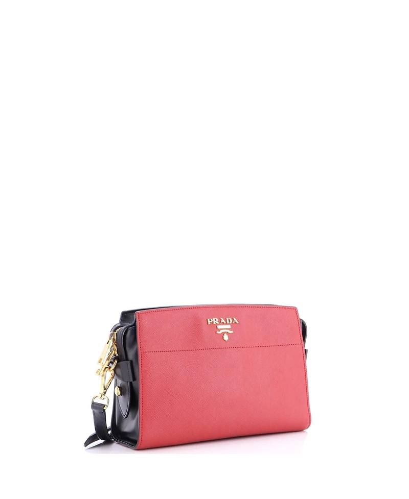 Pre-Owned Prada Bibliotheque Crossbody Saffiano Leather