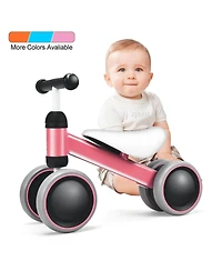 Hongge Baby Balance Bike for 2 Years Old Boys/Girls No Pedal 4 Wheels