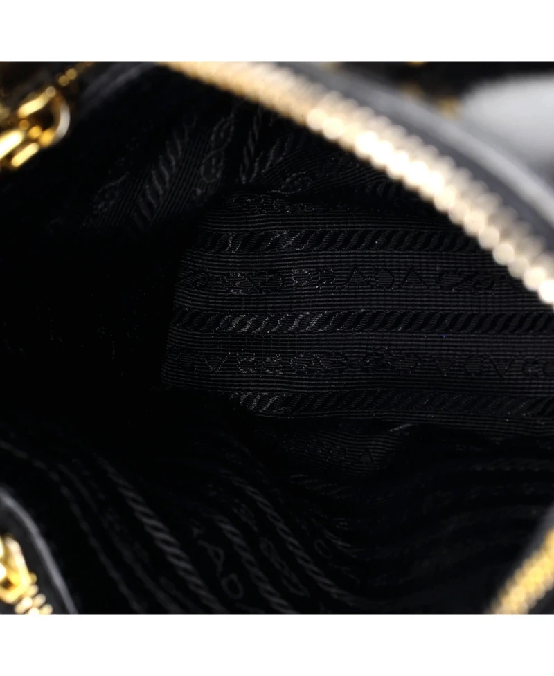 Pre-Owned Prada Small Promenade Bag Vernice Saffiano Leather