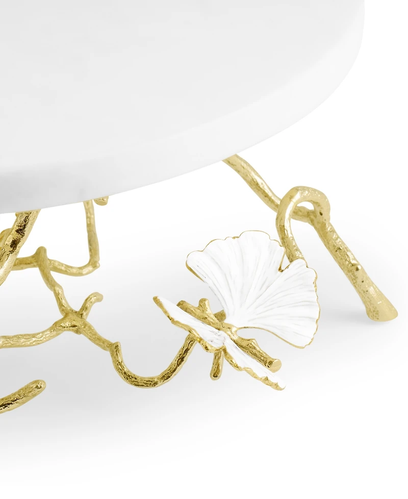 Michael Aram Butterfly Ginkgo Gold-Tone Cake Stand