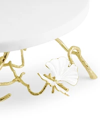 Michael Aram Butterfly Ginkgo Gold-Tone Cake Stand