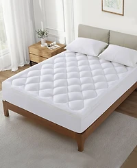 Unikome Waterproof Diamond-Quilted Ultra Plush Mattress Pad, Queen