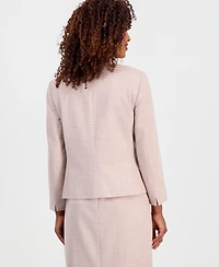 Kasper Women's Collarless Open-Front Jacket
