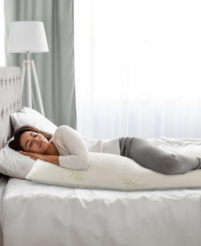 Cheer Collection Memory Foam Body Pillow, 19" x 54"