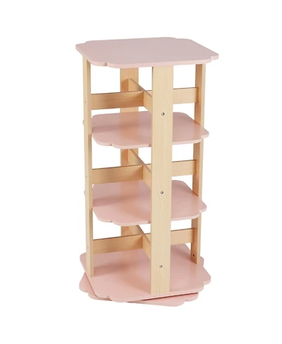 Slickblue Freestanding 3 Tier Toddler Book Rack with 12 Compartments