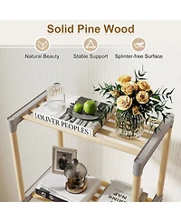 Slickblue 5 Tier Open Bookshelf Storage for Home Office and Bathroom