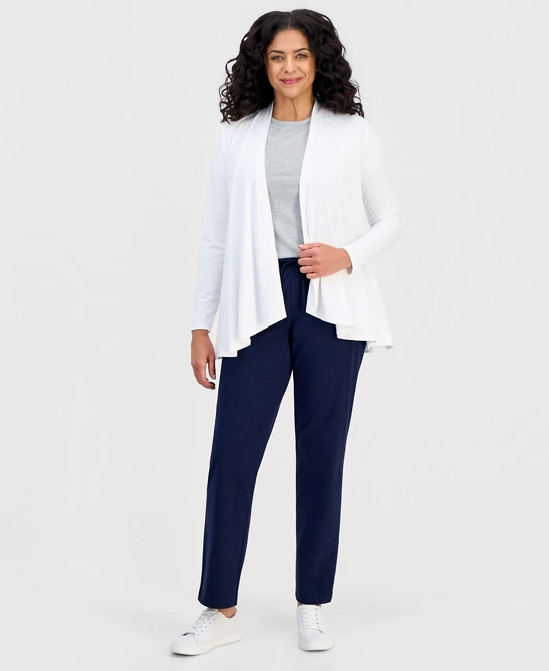 Style & Co Women's Open-Front Knit Cardigan, Created for Macy's