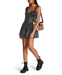 Betsey Johnson Artwork Faces Small Shoulder Handbag