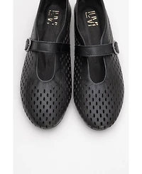 Forever & Always Shoes Women Arian Leather Ballet Flat