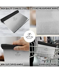 Multi-purpose Bench Scraper and Chopper