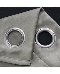 Rt Designers Collection Oakley Embossed Blackout Polyester Window Curtain Grommet Panel 52" x 90"