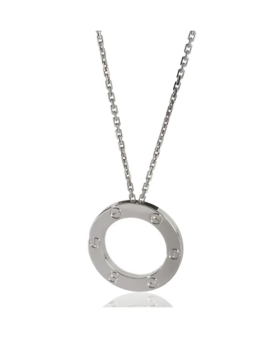 Pre-Owned Cartier White Gold Love Necklace