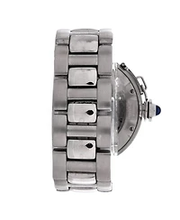 Pre-Owned Cartier Pasha de Cartier Gmt Power Reserve Automatic Watch in Stainless Steel 38mm