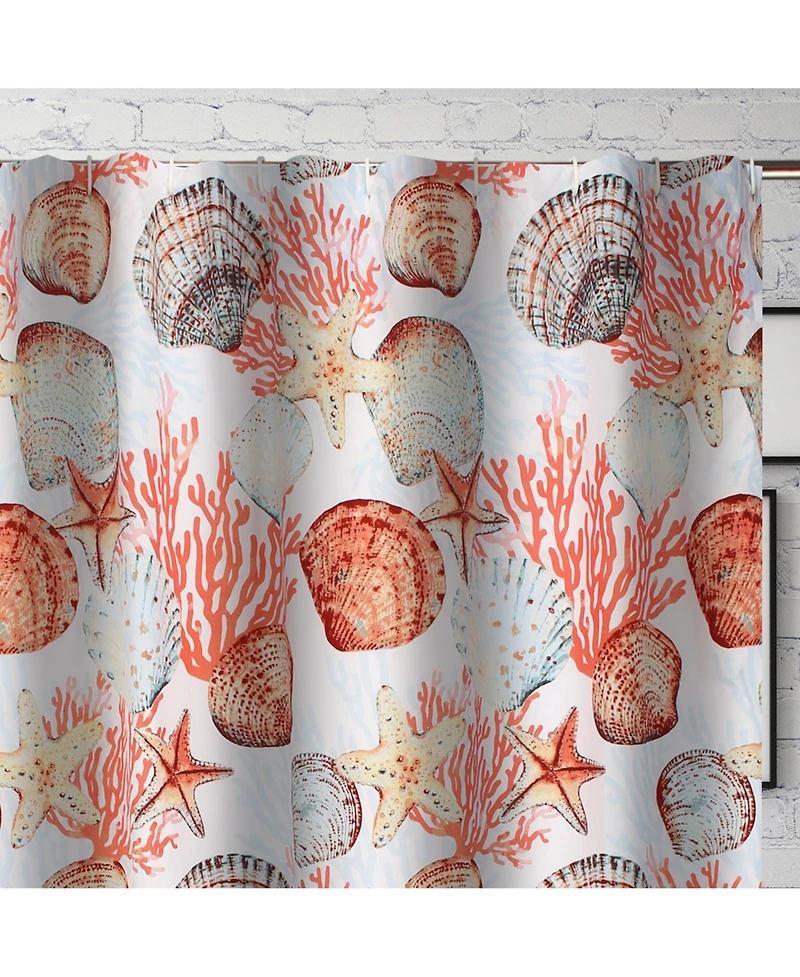 Greenland Home Fashions Beach Days Bath Shower Curtain