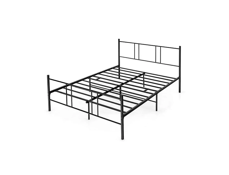 Gouun Platform Bed Frame with High Headboard