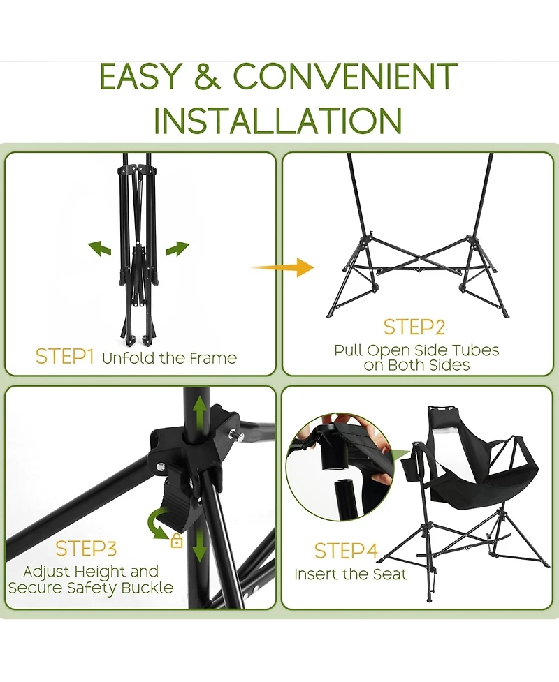 Rainsken Hammock Camping Chairs Set of 2