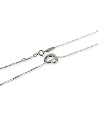 Pre-Owned Tiffany & Co Platinum Diamond Elsa Peretti Open Heart Pendant