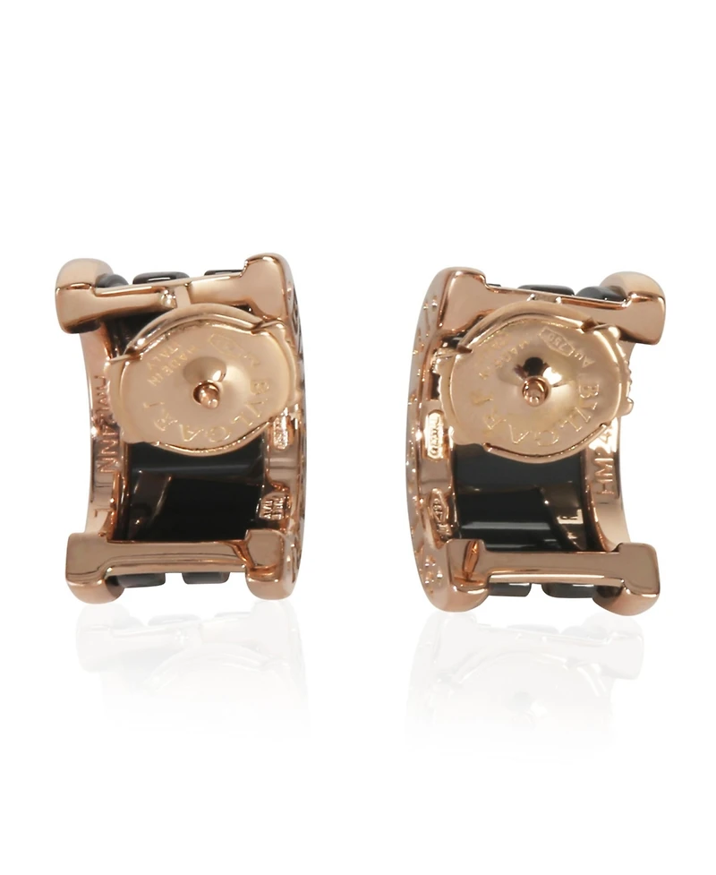 Pre-Owned Bvlgari Rose Gold B.zero1 Hoop Earrings