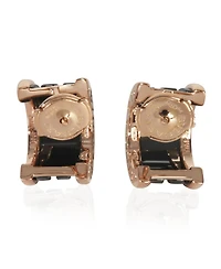 Pre-Owned Bvlgari Rose Gold B.zero1 Hoop Earrings