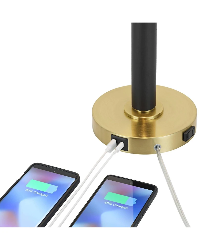 360 Lighting Rawdon 27"H 2-Light Pull-Chain Table Lamp Set with Dimmer