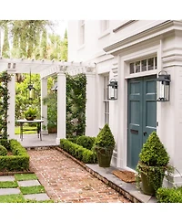 Flynama Outdoor Porch Wall Light, Exterior Wall Mount Sconce, Modern Lantern Style, Waterproof and Rust-Resistant