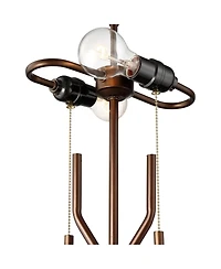 Franklin Iron Works Marlowe 28 3/4" Tall Farmhouse Modern End Table Lamps Set of 2