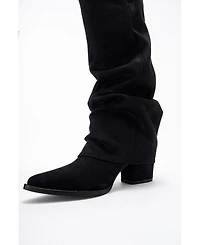 Prologue Shoes Women's Elaris Block Heel Knee High Boot