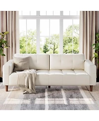 gaomon 83" Faux Leather Sofa