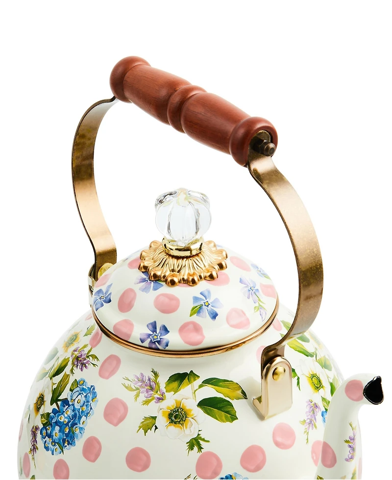 MacKenzie-Childs Wildflowers 3-Quart Tea Kettle