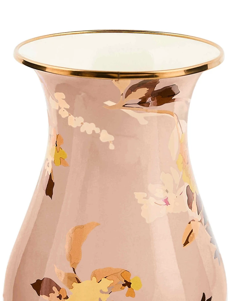 MacKenzie-Childs Wild Rose Mauve 96 oz. Tall Vase